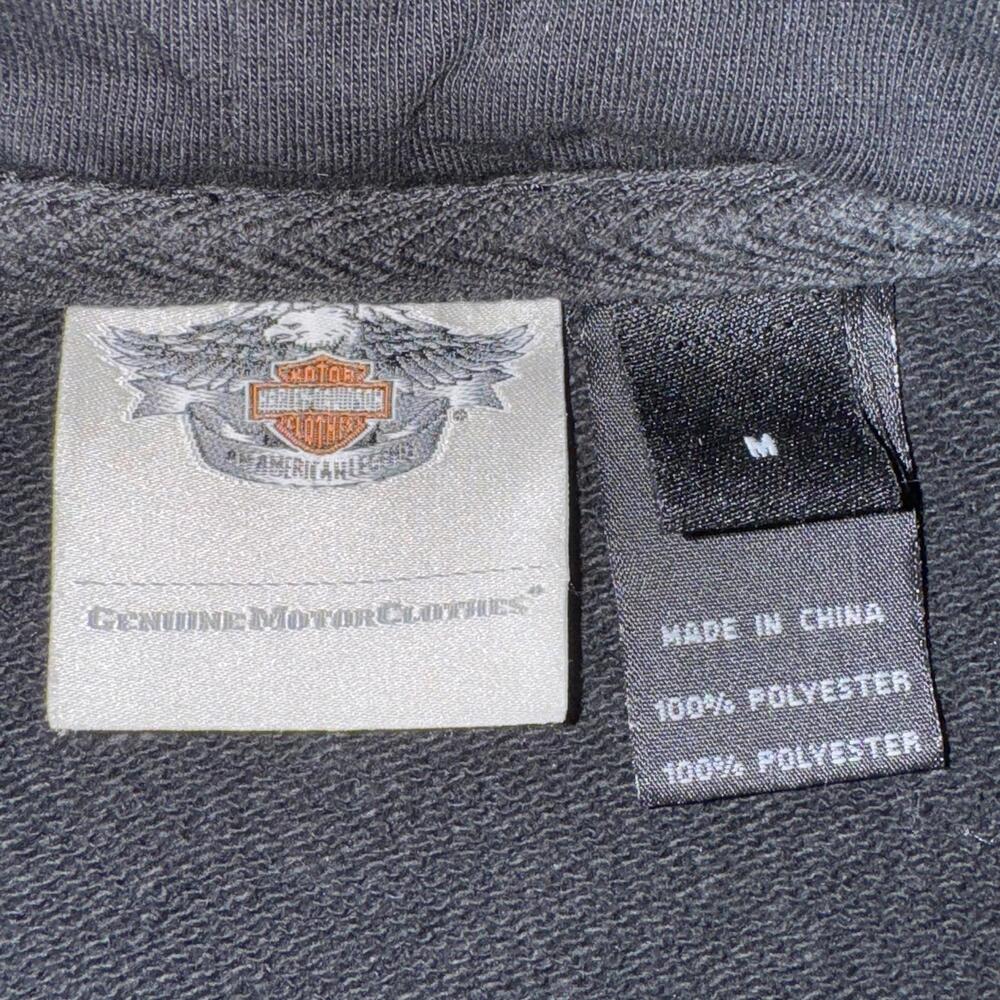 Harley-Davidson Black Full-Zip Hooded Vest Liner - M - Picture 2 of 6